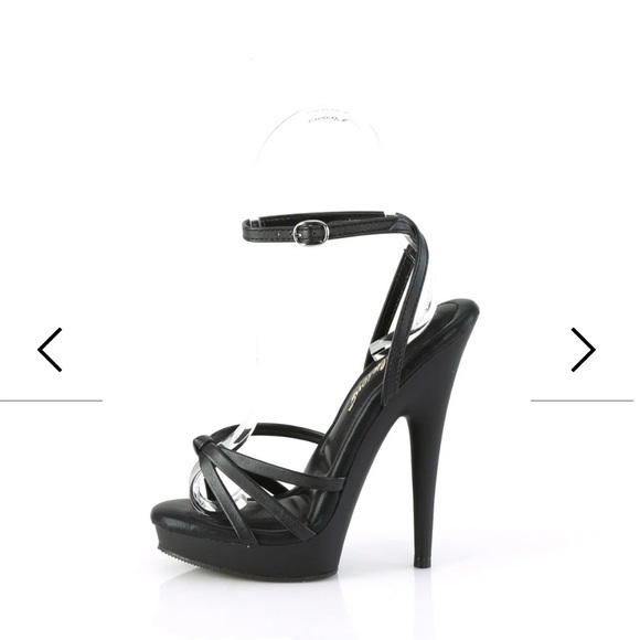 Sultry Black Heels - Picture 4 of 6